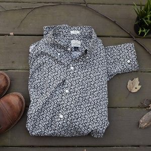 Men's L JCrew Slim Stretch Shirt in Floral Print